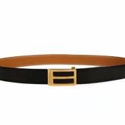 Pre-owned Leather belts Hermès Vintage , Black , Dames