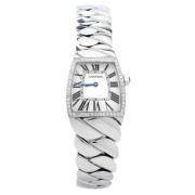 Pre-owned Stainless Steel watches Cartier Vintage , Gray , Dames