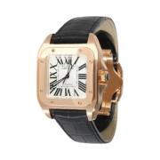 Pre-owned Metal watches Cartier Vintage , Yellow , Dames