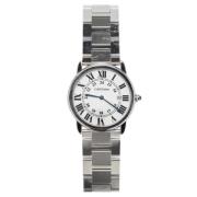 Pre-owned Stainless Steel watches Cartier Vintage , Gray , Heren