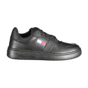 Zwarte Veterschoenen met Contrastdetails Tommy Hilfiger , Black , Dame...