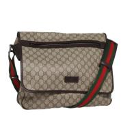 Pre-owned Leather gucci-bags Gucci Vintage , Beige , Dames