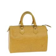 Pre-owned Leather louis-vuitton-bags Louis Vuitton Vintage , Yellow , ...