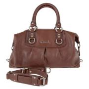 Pre-owned Leather shoulder-bags Coach Pre-owned , Brown , Dames