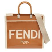 Pre-owned Canvas totes Fendi Vintage , Brown , Dames