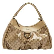 Pre-owned Leather gucci-bags Gucci Vintage , Yellow , Dames