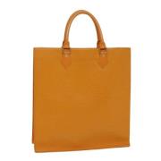 Pre-owned Leather louis-vuitton-bags Louis Vuitton Vintage , Orange , ...