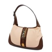 Pre-owned Leather gucci-bags Gucci Vintage , Beige , Dames