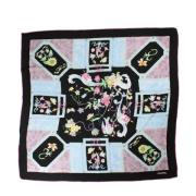 Pre-owned Silk scarves Chanel Vintage , Multicolor , Dames