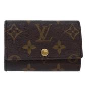 Pre-owned Canvas key-holders Louis Vuitton Vintage , Brown , Dames