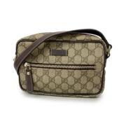 Pre-owned Leather gucci-bags Gucci Vintage , Beige , Dames