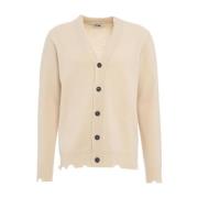 Witte Gebreide Kleding voor Mannen Aw24 Mauro Grifoni , Beige , Heren