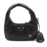 Pre-owned Leather prada-bags Prada Vintage , Black , Dames