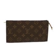 Pre-owned Canvas pouches Louis Vuitton Vintage , Brown , Dames