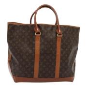 Pre-owned Canvas louis-vuitton-bags Louis Vuitton Vintage , Brown , Da...