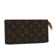 Pre-owned Canvas pouches Louis Vuitton Vintage , Brown , Dames