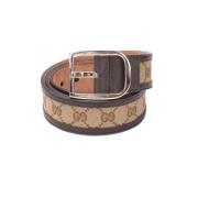 Pre-owned Leather belts Gucci Vintage , Brown , Dames