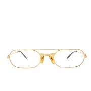 Pre-owned Metal sunglasses Cartier Vintage , Yellow , Dames