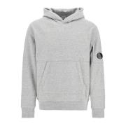 Lens Hoodie met verhoogde stiksels C.p. Company , Gray , Heren