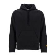 Hoodie met Raglanmouwen en Kangoeroezak Carhartt Wip , Black , Heren