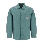 Gewatteerd jack met overhemdstijl Carhartt Wip , Green , Heren