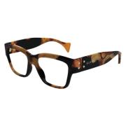 Vierkante Optische Brillen Gucci , Brown , Unisex