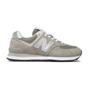 Suede en Mesh Sneakers - Gris Model New Balance , Gray , Heren