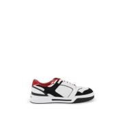 Mesh Sneakers met Suède Inzetstukken Dolce & Gabbana , White , Heren