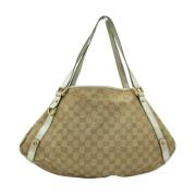 Pre-owned Canvas gucci-bags Gucci Vintage , Brown , Dames