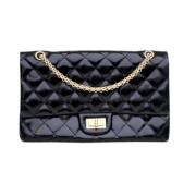 Pre-owned Leather chanel-bags Chanel Vintage , Black , Dames