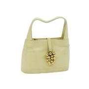 Pre-owned Leather handbags Salvatore Ferragamo Pre-owned , Yellow , Da...