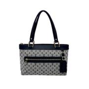 Pre-owned Leather louis-vuitton-bags Louis Vuitton Vintage , Gray , Da...