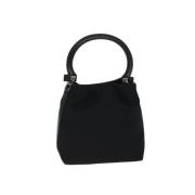 Pre-owned Nylon handbags Salvatore Ferragamo Pre-owned , Black , Dames