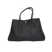 Pre-owned Leather handbags Hermès Vintage , Black , Dames