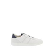 Gehamerde leren sneakers met nubuck inzetstukken Salvatore Ferragamo ,...