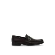 Klassieke leren loafers Salvatore Ferragamo , Brown , Heren