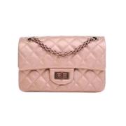 Pre-owned Leather chanel-bags Chanel Vintage , Pink , Dames