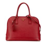 Pre-owned Leather prada-bags Prada Vintage , Red , Dames