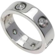 Pre-owned White Gold rings Cartier Vintage , Gray , Dames