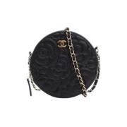 Pre-owned Leather chanel-bags Chanel Vintage , Black , Dames