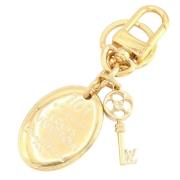 Pre-owned Metal key-holders Louis Vuitton Vintage , Yellow , Dames