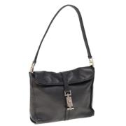 Pre-owned Leather gucci-bags Gucci Vintage , Black , Dames