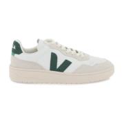 Sneakers van Traceerbaar Leer met Iconische V Veja , White , Heren