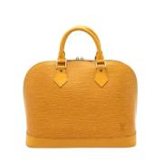 Pre-owned Leather louis-vuitton-bags Louis Vuitton Vintage , Yellow , ...