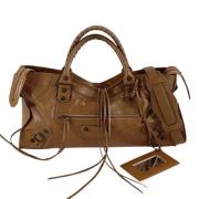 Pre-owned Leather balenciaga-bags Balenciaga Vintage , Brown , Dames