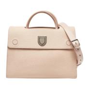 Pre-owned Leather totes Dior Vintage , Pink , Dames