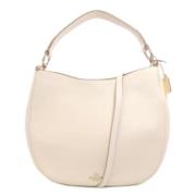 Pre-owned Leather shoulder-bags Coach Pre-owned , White , Dames