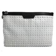 Pre-owned Leather clutches Jimmy Choo Pre-owned , White , Dames