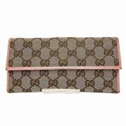 Pre-owned Leather wallets Gucci Vintage , Brown , Dames