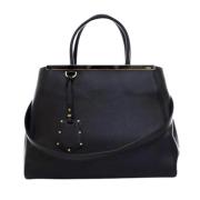 Pre-owned Leather fendi-bags Fendi Vintage , Black , Dames